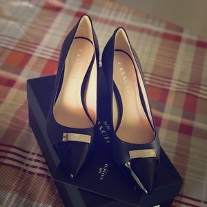 Black Coach Heels